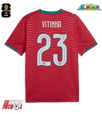 Portugal Vitinha #23 Primera Equipación Mundial 2026 Manga Corta